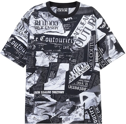 VERSACE JEANS COUTURE SS24 Baju-T Hitam Oversized Cetakan Logo 76GAH6L0-JS275-899 Buy VERSACE JEANS COUTURE SS24 Baju-T Hitam Oversized Cetakan Logo 76GAH6L0-JS275-899