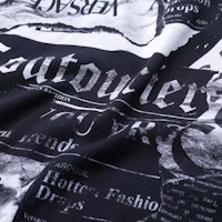 Purchase VERSACE JEANS COUTURE SS24 黑色大Logo印花寬鬆版T恤 76GAH6L0-JS275-899