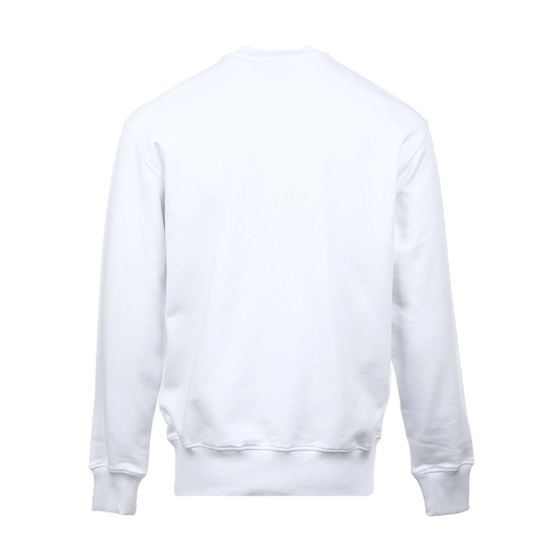 Lookbook VERSACE JEANS COUTURE SS24 Logo Print Crewneck Sweatshirt White Mens 76GAIT04-CF01T-G03