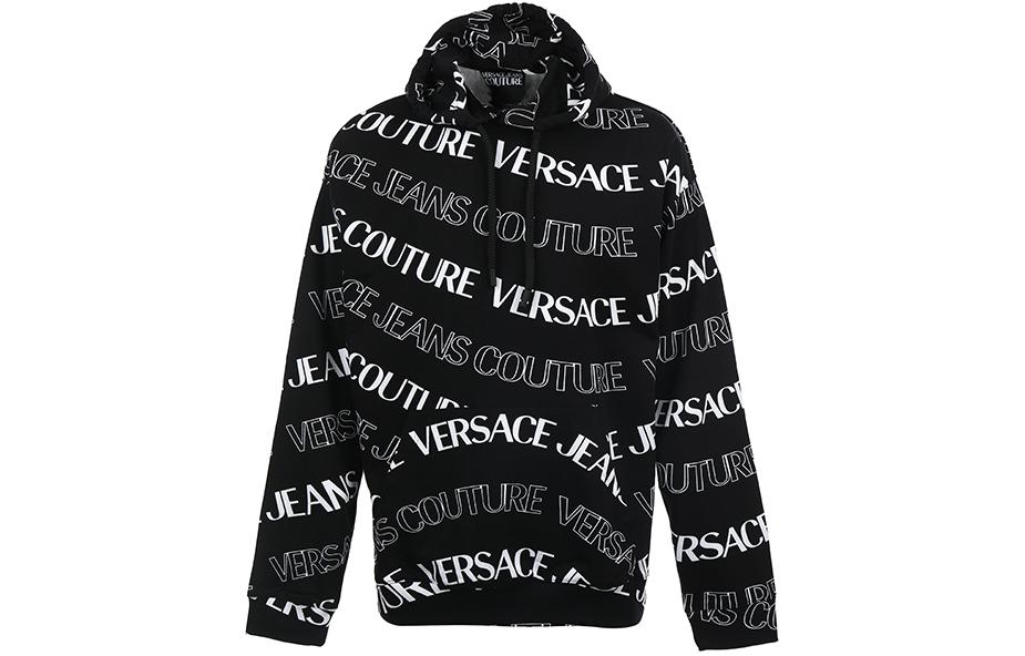 VERSACE JEANS COUTURE SS24 Logo Print Hoodie  Sweatshirt. 76GAI3L0FS129148 圖 7
