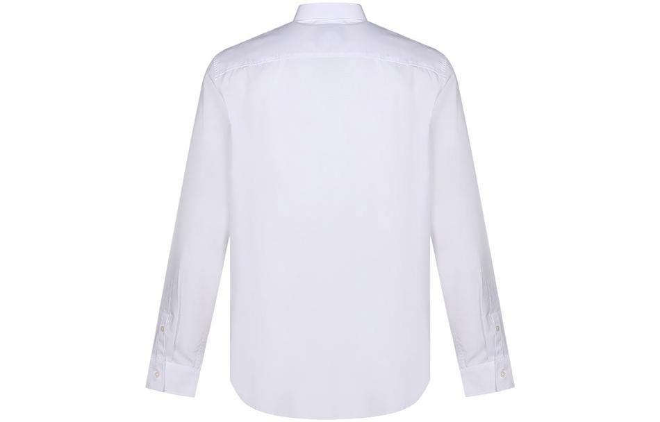 Lookbook VERSACE JEANS COUTURE Baju Lengan Panjang Loose Fit V-Logo Putih Lelaki 71GAL2R4-CN002-003