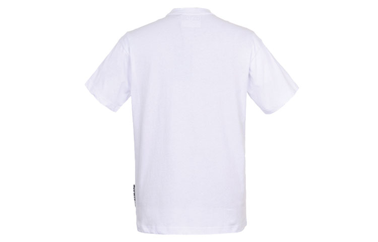 Lookbook VERSACE JEANS COUTURE White Cotton Logo Print Crewneck T-Shirt B3GVB7TF-30319-003