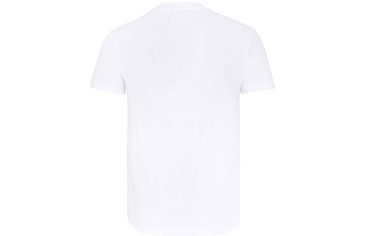 Lookbook VERSACE JEANS COUTURE Baju Logo Putih Kapas Koleksi SS21. 71GAHT08-CJ00T-003