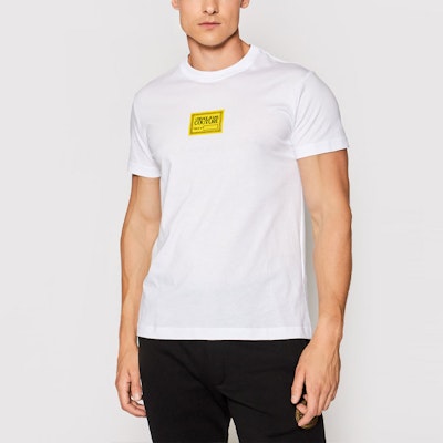 VERSACE JEANS COUTURE Baju Logo Putih Kapas Koleksi SS21. 71GAHT08-CJ00T-003 Shop VERSACE JEANS COUTURE Baju Logo Putih Kapas Koleksi SS21. 71GAHT08-CJ00T-003