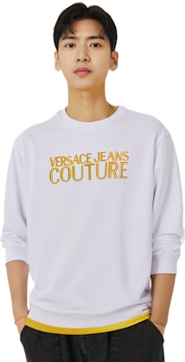 VERSACE JEANS COUTURE 白色刺繡Logo長袖運動衫 B7GUA714-36604-003 Purchase VERSACE JEANS COUTURE 白色刺繡Logo長袖運動衫 B7GUA714-36604-003