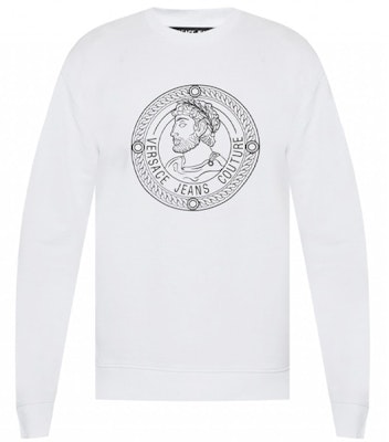 VERSACE JEANS COUTURE 白色圖案印花長袖休閒運動衫 B7GUA7F9-36604-003 Buy VERSACE JEANS COUTURE 白色圖案印花長袖休閒運動衫 B7GUA7F9-36604-003