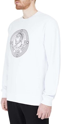 VERSACE JEANS COUTURE 白色圖案印花長袖休閒運動衫 B7GUA7F9-36604-003 Details for VERSACE JEANS COUTURE 白色圖案印花長袖休閒運動衫 B7GUA7F9-36604-003