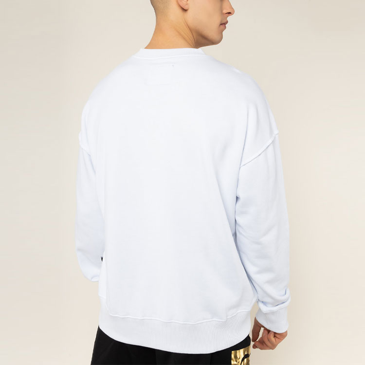 Purchase VERSACE JEANS COUTURE 白色標誌圖案圓領衛衣 B7GVA7TK-30318-K41