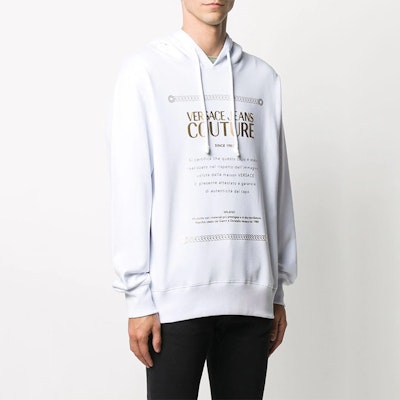 VERSACE JEANS COUTURE 白色金標印花長袖運動衫 B7GZA7TP-30318-K41 Lookbook VERSACE JEANS COUTURE 白色金標印花長袖運動衫 B7GZA7TP-30318-K41