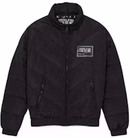 VERSACE JEANS FW22 Black Down Puffer Jacket. E73GAU4D4-ECQ01D-E899 VERSACE JEANS FW22 Black Down Puffer Jacket. E73GAU4D4-ECQ01D-E899