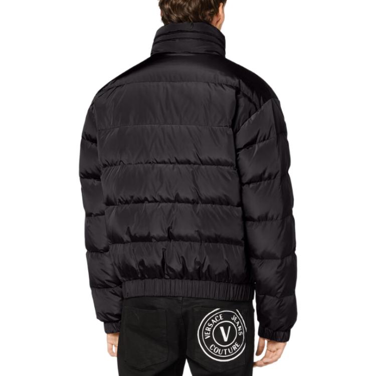 Purchase ヴェルサーチ ジーンズ FW22 ブラック ダウン パファージャケット E73GAU4D4-ECQ01D-E899