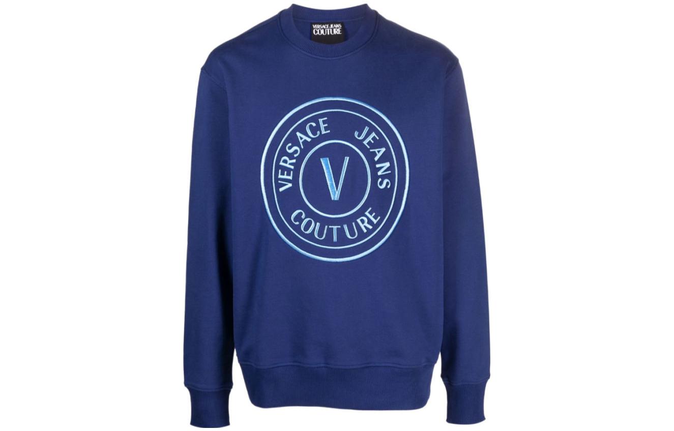 VERSACE JEANS FW23  Logo Print Crewneck Long Sleeve Sweatshirt. 75GAIT04-CF06T-238 圖 2