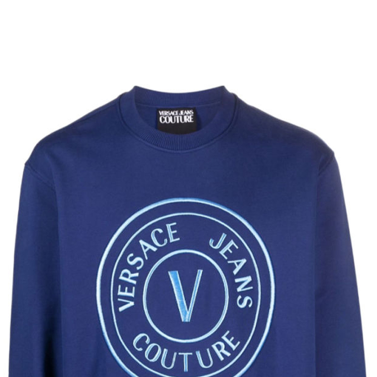 VERSACE JEANS FW23  Logo Print Crewneck Long Sleeve Sweatshirt. 75GAIT04-CF06T-238 圖 6