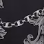 Shop VERSACE JEANS FW23 Baroque Print Crewneck Sweatshirt Black 75GAI3R0-FS102-899