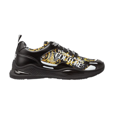 Versace Jeans Levion Sneaker 'Baroque Print - Black Gold'