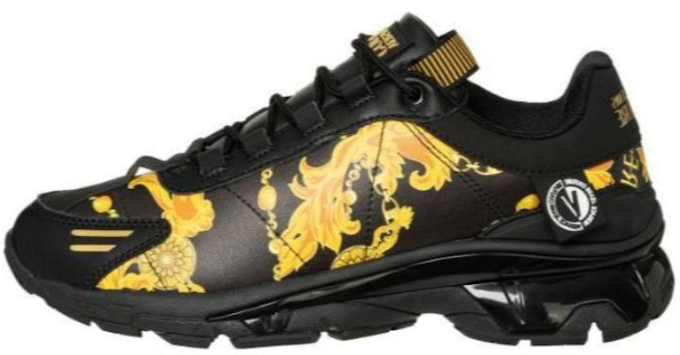 Versace Jeans Low-Top 'Black Leather' 75YA3SO2-ZP306_G89 Buy Versace Jeans Low-Top 'Black Leather' 75YA3SO2-ZP306_G89