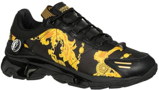 范思哲牛仔低帮鞋 '黑色皮革' 75YA3SO2-ZP306_G89 Order 范思哲牛仔低帮鞋 '黑色皮革' 75YA3SO2-ZP306_G89