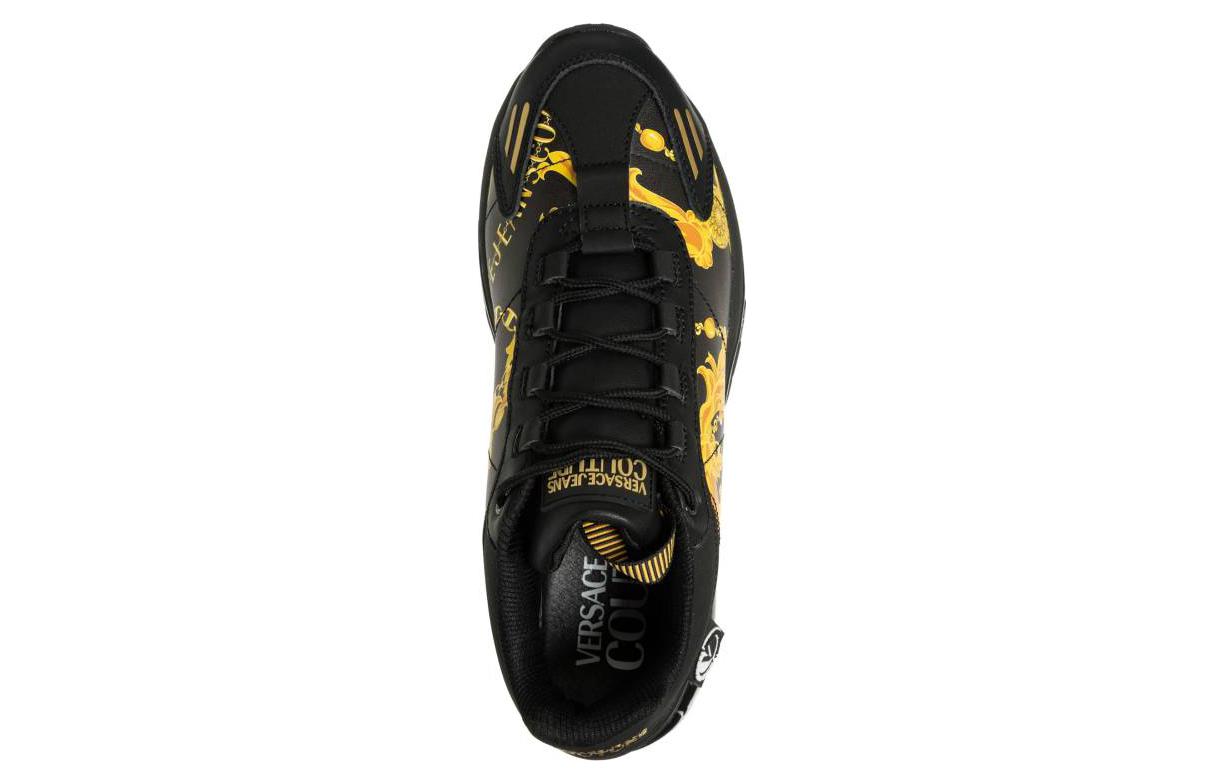 Purchase Versace Jeans Low-Top 'Black Leather' 75YA3SO2-ZP306_G89