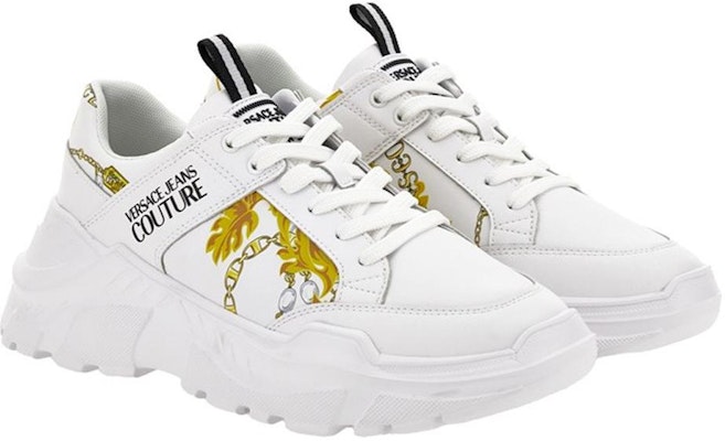 Versace Jeans Low-Top 'White' 75YA3SC2ZP324G03 Lookbook Versace Jeans Low-Top 'White' 75YA3SC2ZP324G03