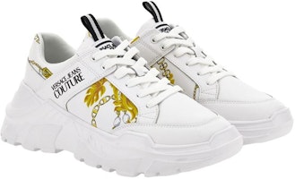 Versace Jeans Low-Top ''Putih'' 75YA3SC2ZP324G03 Lookbook Versace Jeans Low-Top ''Putih'' 75YA3SC2ZP324G03