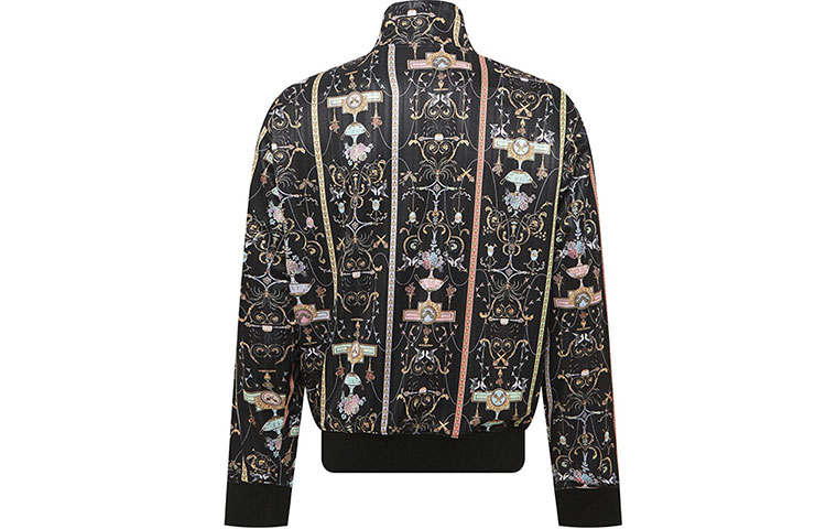 VERSACE JEANS Slim Fit Floral Pattern Jacket - Black B7GWA723-S0989-899 圖 3