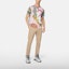Lookbook VERSACE Khaki Straight-Cut Casual Pants with Zipper A89392-A229958-A1075