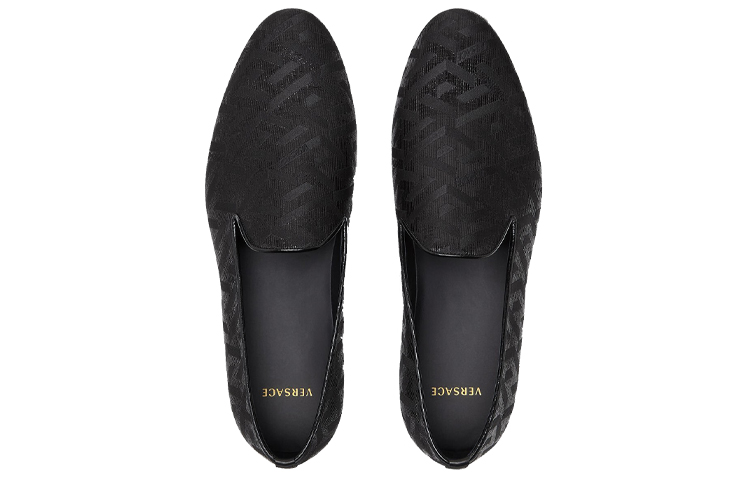 Versace La Greca Loafer 'Black' 圖 4