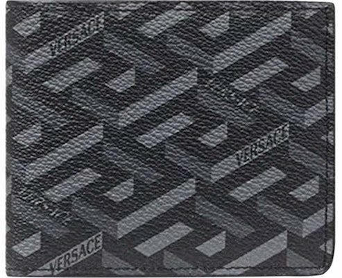 范思哲 La Greca 图案黑灰色钱包 Buy 范思哲 La Greca 图案黑灰色钱包