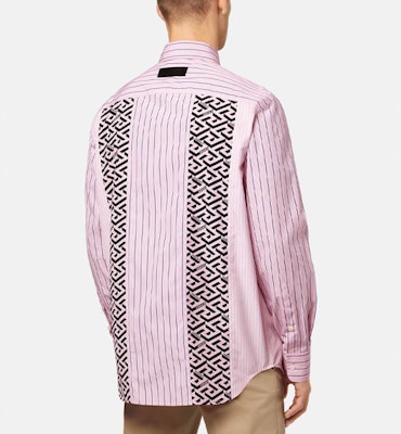 VERSACE La Greca SS22 Baju Lengan Panjang Berjalur Merah Jambu 1003933-1A02834-2P750 Purchase VERSACE La Greca SS22 Baju Lengan Panjang Berjalur Merah Jambu 1003933-1A02834-2P750