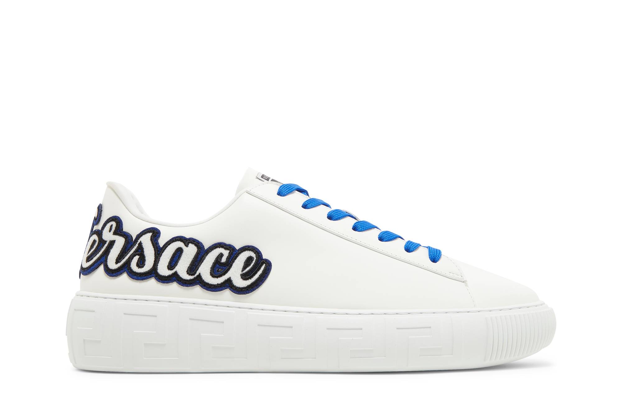 Buy 베르사체 라 그레카 바시티 스니커즈 (화이트) DSU8404-1A05496-2WD60