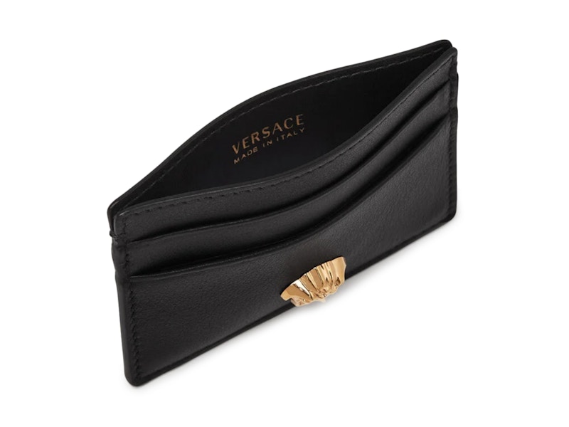 Lookbook ヴェルサーチ La Medusa カードホルダー ブラック (5カードスロット)