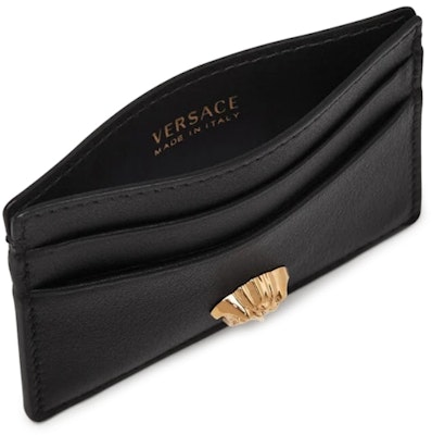 Versace La Medusa (5 Card Slot) Card Holder Black Lookbook Versace La Medusa (5 Card Slot) Card Holder Black
