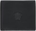 Buy Versace La Medusa (6 Card Slot 2 Cash Compartments) Bi-Fold Wallet Black/Black