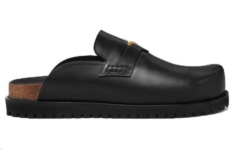 Versace La Medusa 'Black Leather Slides' 圖 2