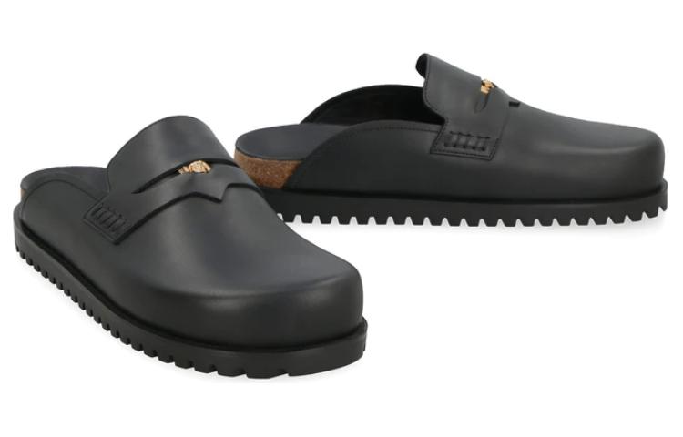 Versace La Medusa 'Black Leather Slides' 圖 4