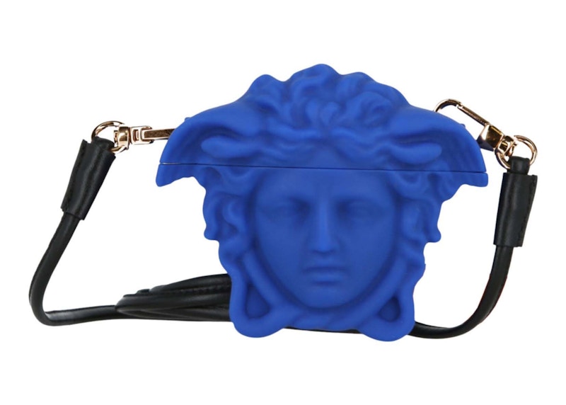 Versace La Medusa Airpods Case Blue
