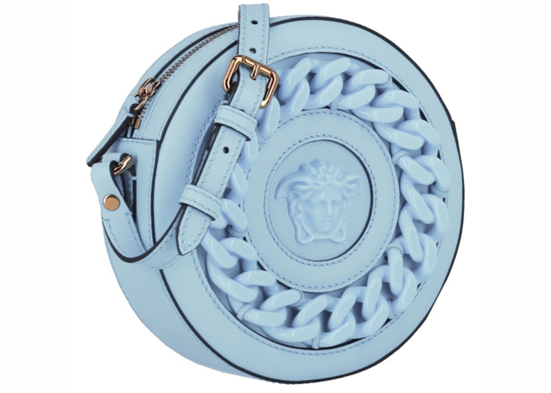 Order Beg Tangan Versace La Medusa Biru Ais