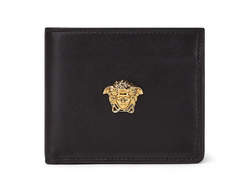 Versace La Medusa Bifold (6 Card Slot) Wallet Black