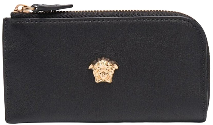 Versace La Medusa Coin Pouch Black/Gold Buy Versace La Medusa Coin Pouch Black/Gold