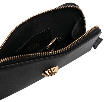 Versace La Medusa Coin Pouch Black/Gold Lookbook Versace La Medusa Coin Pouch Black/Gold