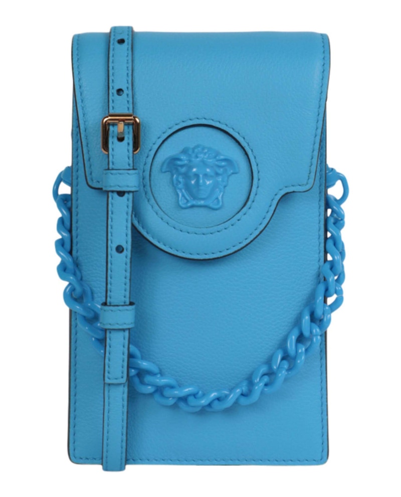 Versace La Medusa Mini Bag Blue