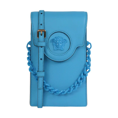 Versace La Medusa Mini Bag Blue