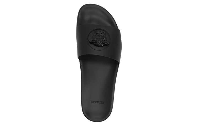 Lookbook Versace La Medusa Selipar 'Hitam' 1001184-DV46G-1B090