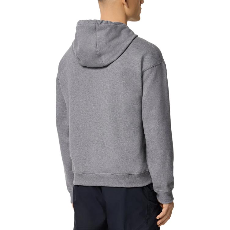 Shop VERSACE La Vacanza SS24 Starfish Shell Embroidered Hoodie Men’s Grey 1013979-1A11439-1E100