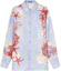 Buy VERSACE La Vacanza 海星贝壳印花短袖衬衫 蓝色 SS24 1012141-1A11093-5UB20