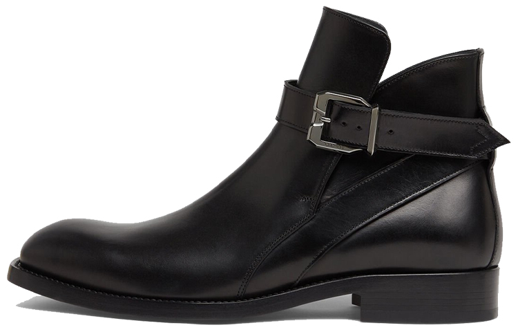 Versace Leather Ankle Boot 'Black' 1000785-1A00693_1B00B