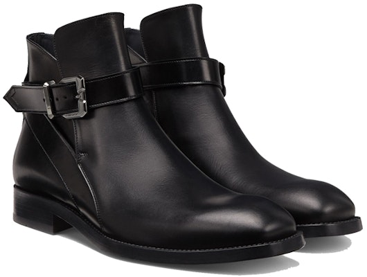 Versace Leather Ankle Boot 'Black' 1000785-1A00693_1B00B Lookbook Versace Leather Ankle Boot 'Black' 1000785-1A00693_1B00B