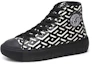 Order Versace Leder-High-Top ''Hollow Carving Schwarz'' DSU8403-1A04183_2B02P