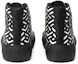 Shop Versace Leder-High-Top ''Hollow Carving Schwarz'' DSU8403-1A04183_2B02P