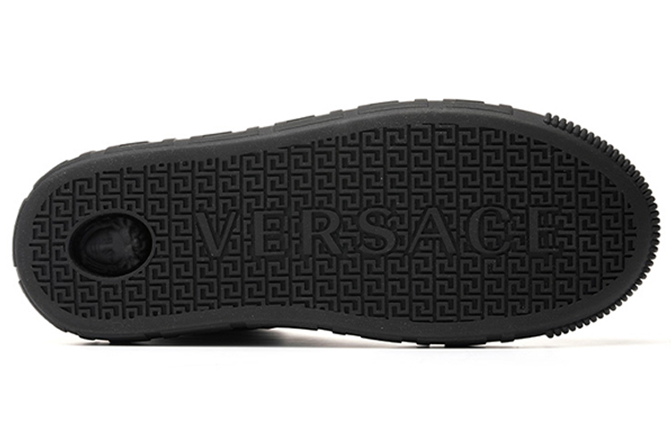 Purchase Versace Leder-High-Top ''Hollow Carving Schwarz'' DSU8403-1A04183_2B02P